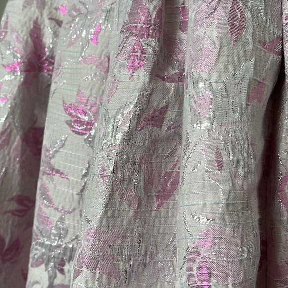 Closet London 2 in 1 jacquard metallic pink dress - Picture 4 of 4
